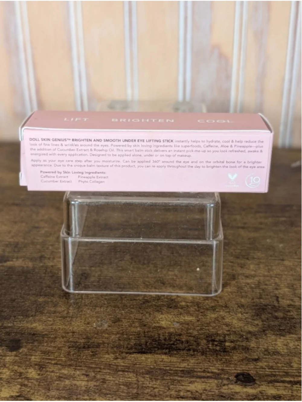 NIB Doll 10 Skin Genius Brighten & Smooth Under Eye Lifting Stick